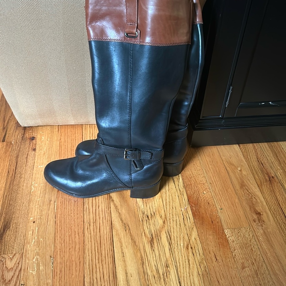 Bandolino Black Knee-High Boots, size 8.5